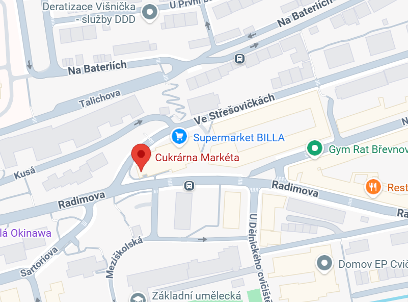 Mapa Břevnov