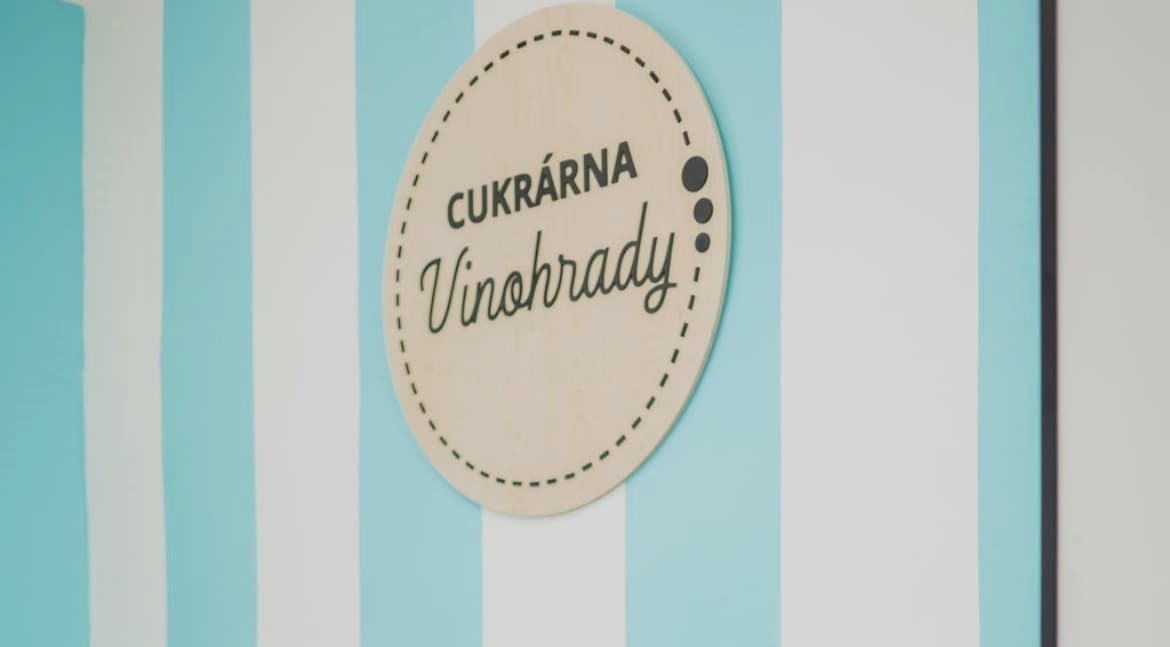 Cukrárna Vinohrady interiér